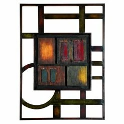 Wholesale 👍 Metal DecMode Geometric Design Wall Plaque 🛒