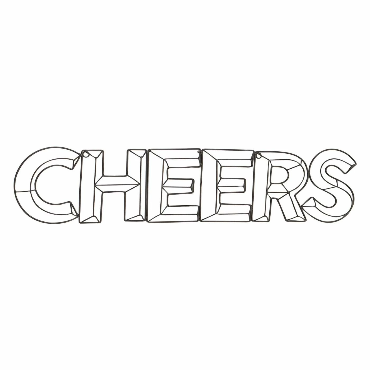 Discount π Metal DecMode Iron Cheers Wall Sign π