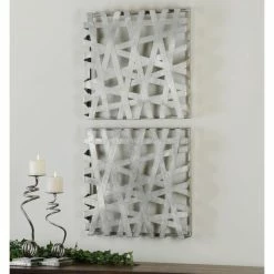 Cheapest ✔️ Metal Uttermost Alita Squares Wall Art - Set Of 2 - 21W X 21H In. ✨