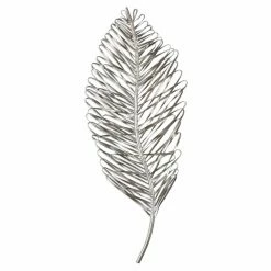 Best reviews of ✔️ Metal Uttermost Leaflets Silver Wall Art - Set Of 2 ✨