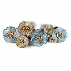 Flash Sale 👍 Metal LuxenHome Distressed Flower Wall Decor 👍