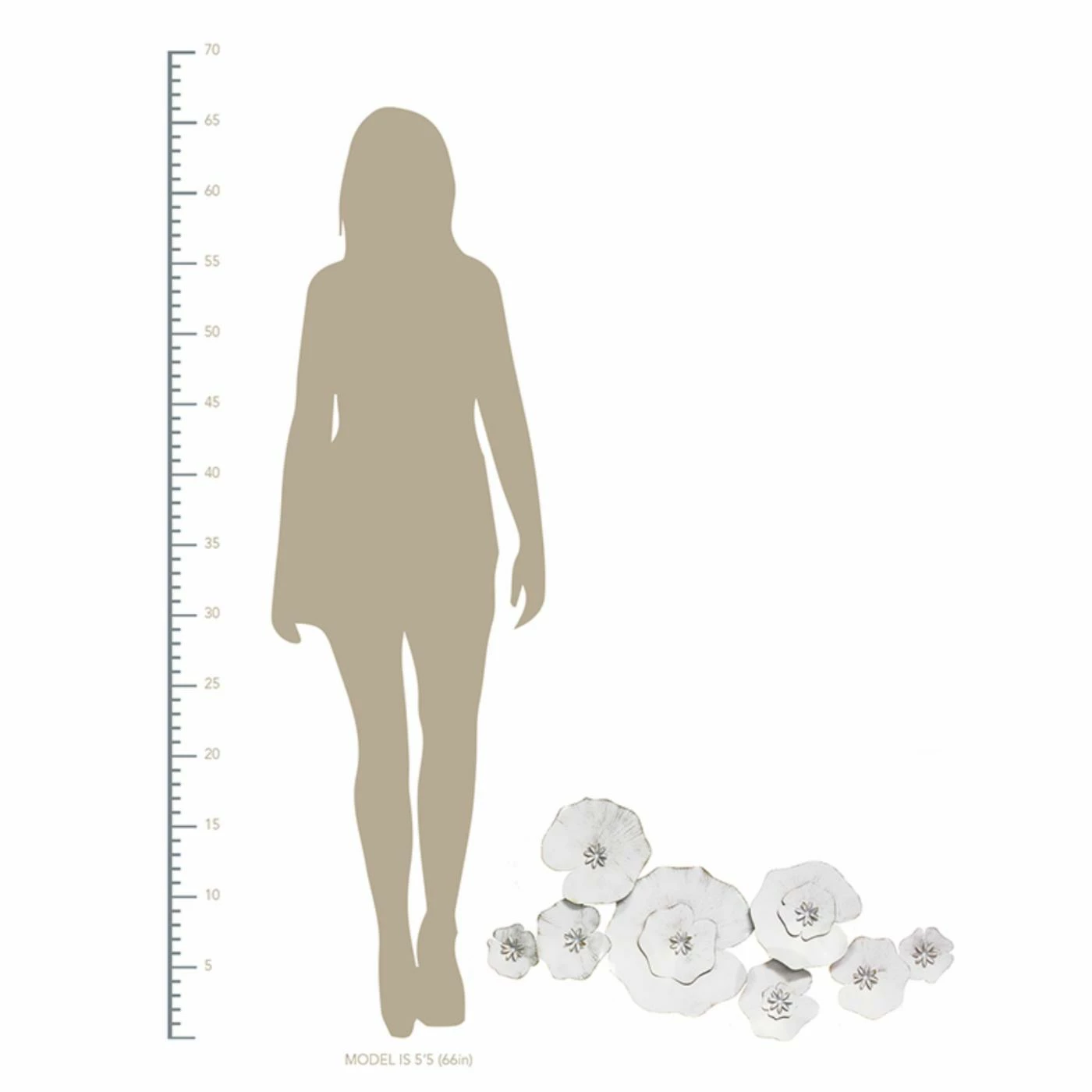 New 🛒 Stratton Home Decor Lily Pad Metal Wall Sculpture ✨ - Image 5