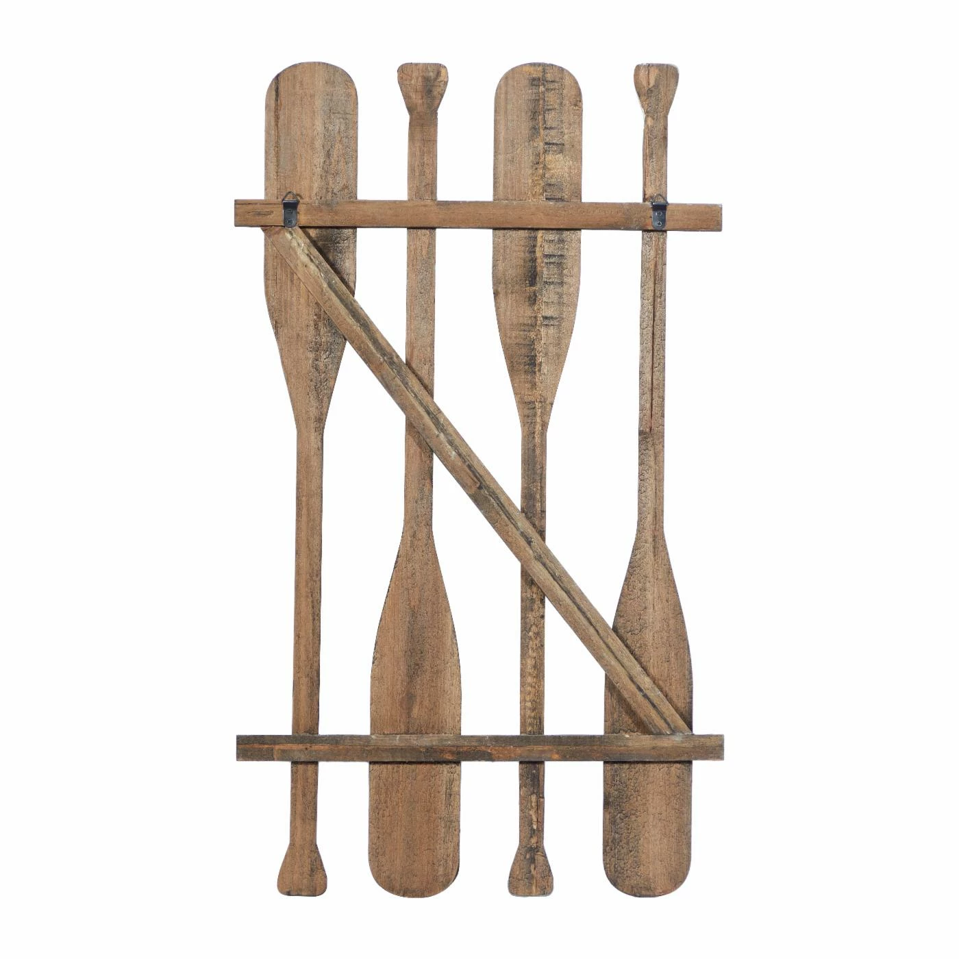 Coupon 🔥 DecMode Chevron And Stripes Wood Coastal Wall Décor 💯 - Image 5